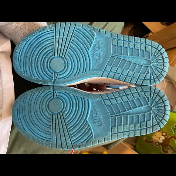 SOLD!!! Nike Shoes | Jordan 1 Retro High Off-White University Blue - Picture 8 of 9